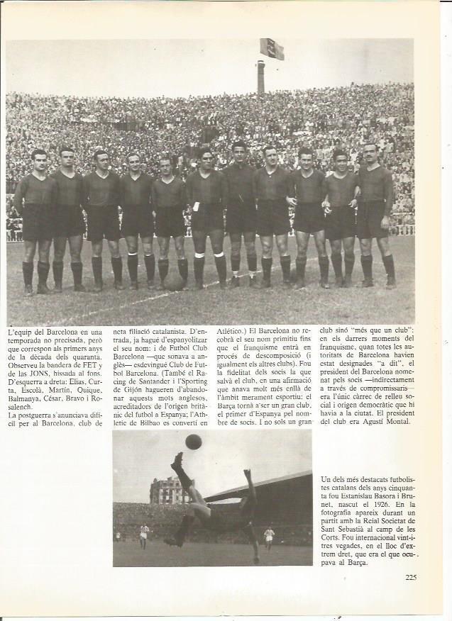 LAMINA 23984: Equipo del FC Barcelona en los años 40 