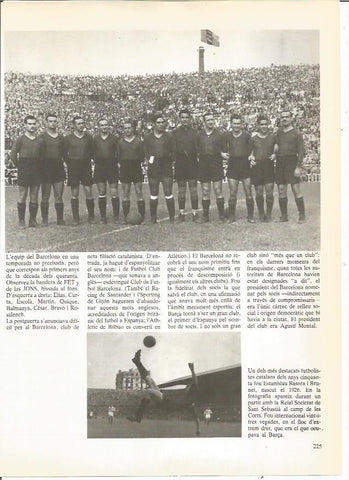 LAMINA 23984: Equipo del FC Barcelona en los años 40 