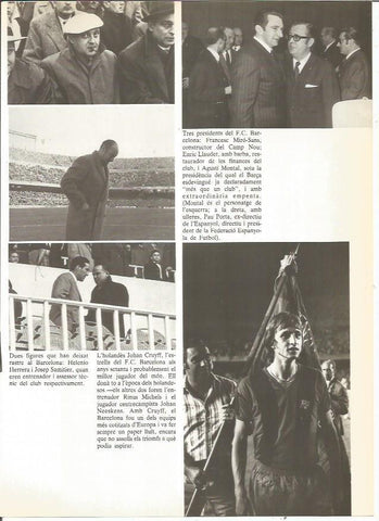 LAMINA 23986: Los presidentes del FC Barcelona: F. Miro-Sans, E. Llaudet y A. Montal