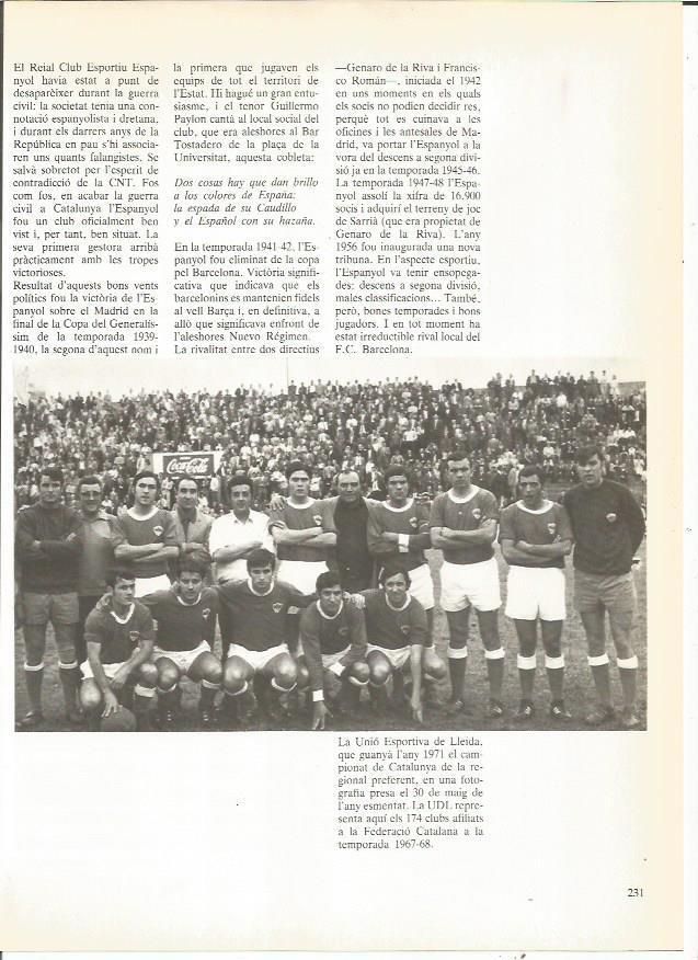 LAMINA 23987: La Union Deportiva de Lleida 