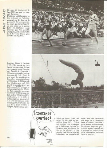 LAMINA 23988: Juegos del Mediterraneo de Barcelona en 1955