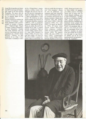 LAMINA 24020: Josep Pla