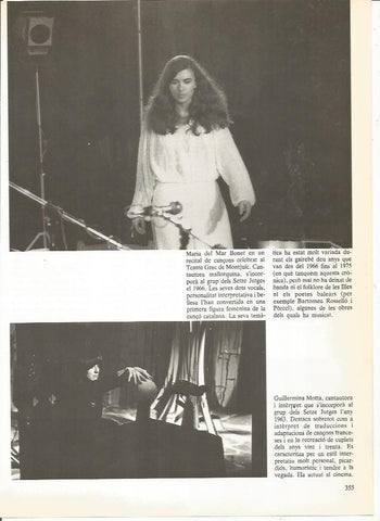 LAMINA 24047: Maria del Mar Bonet y Guillermina Motta