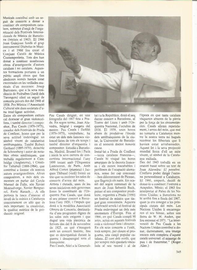 LAMINA 24042: Pau Casals en Prada. 1967