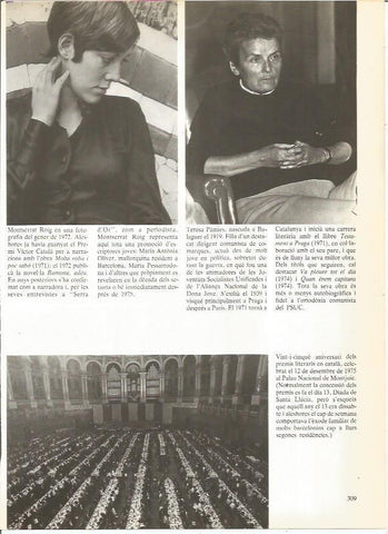LAMINA 24024: Montserrat Roig y Teresa Pamies