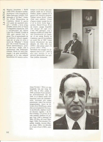 LAMINA 24025: Maurici Serrahima y Josep Ferrater