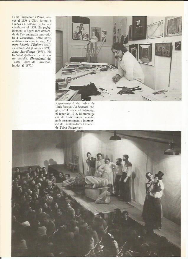 LAMINA 24029: Fabia Puigserver y teatro en la Aliança de Poblenou en 1975