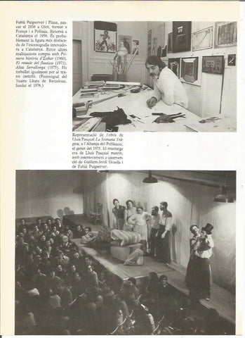 LAMINA 24029: Fabia Puigserver y teatro en la Aliança de Poblenou en 1975