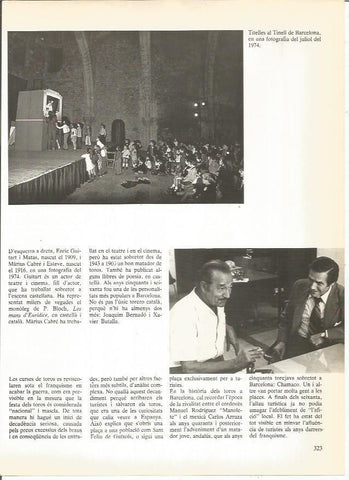 LAMINA 24031: Titeres en Barcelona 1974