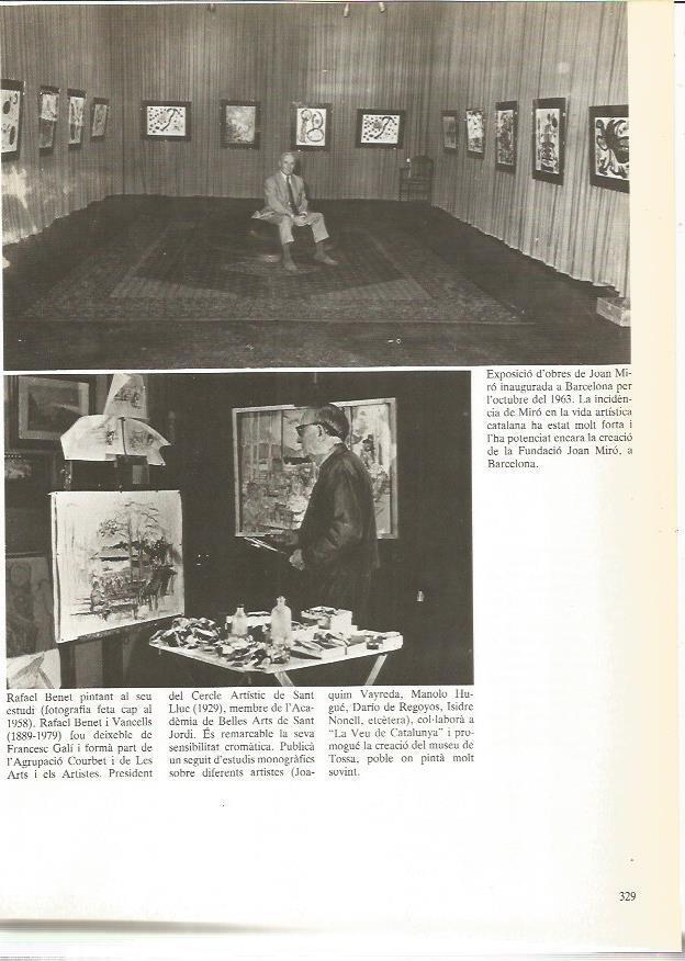 LAMINA 24034: Exposicion de Joan Miro en Barcelona en 1963