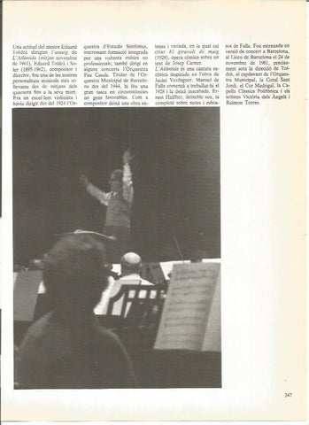 LAMINA 24043: Eduard Toldra dirigiendo un ensayo