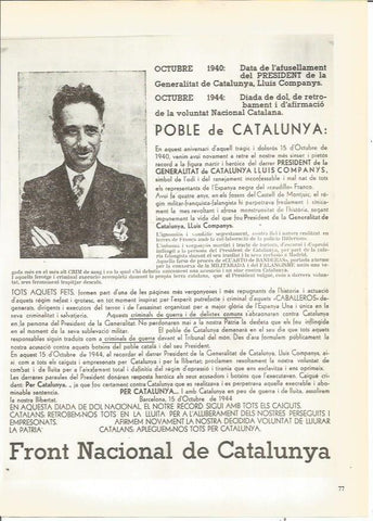 LAMINA 23913: Convocatoria del Front Nacional de Catalunya