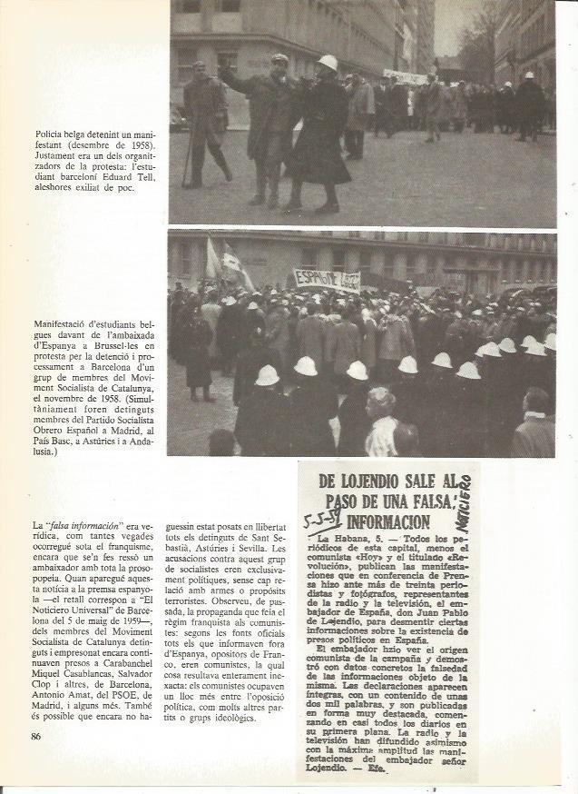 LAMINA 23917: Manifestacion en Bruselas en 1958