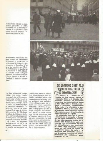 LAMINA 23917: Manifestacion en Bruselas en 1958