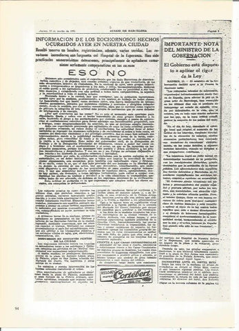 LAMINA 23921: Pagina del Diario de Barcelona del 13 de marzo de 1951