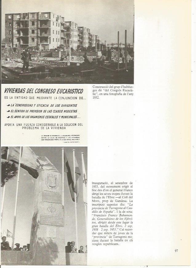 LAMINA 23923: Construccion de viviendas del Congreso Eucaristico en Barcelona