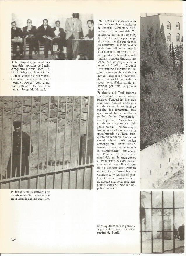 LAMINA 23927: Toma del Convento de los Capuchinos de Sarria, Barcelona