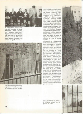 LAMINA 23927: Toma del Convento de los Capuchinos de Sarria, Barcelona