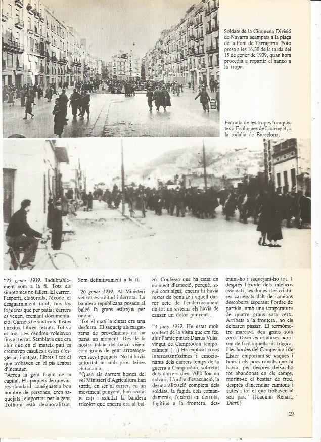 LAMINA 23885: Soldados de la Quinta Division de Navarra en Tarragona. 15 enero 1939