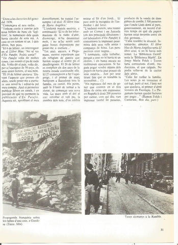 LAMINA 23891: Propaganda franquista en Gandesa y tanques de Alemania en La Rambla