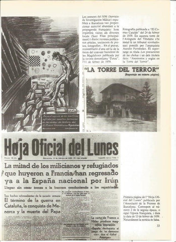 LAMINA 23892: Hoja del numero 2 de la Hoja Oficial del Lunes, 13 febrero 1939