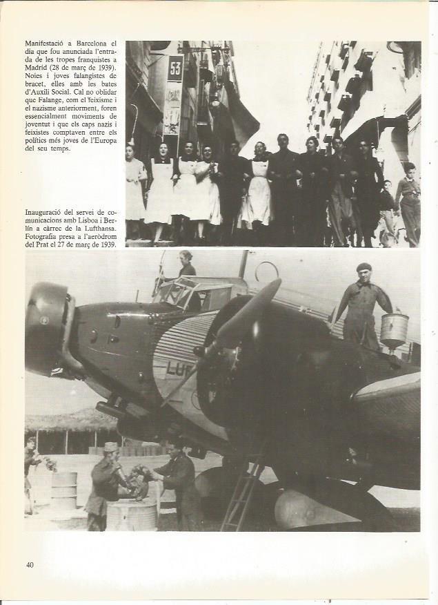 LAMINA 23895: Manifestacion en Barcelona de jovenes falangistas. 28 marzo 1939