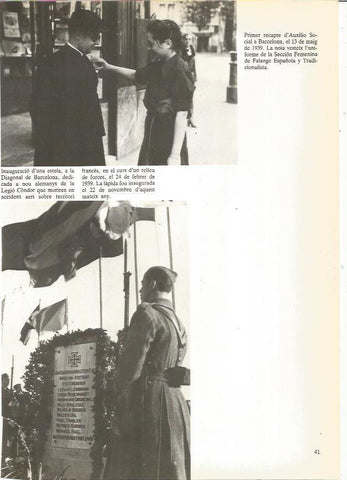 LAMINA 23896: Inauguracion de una estela en la Diagonal de Barcelona