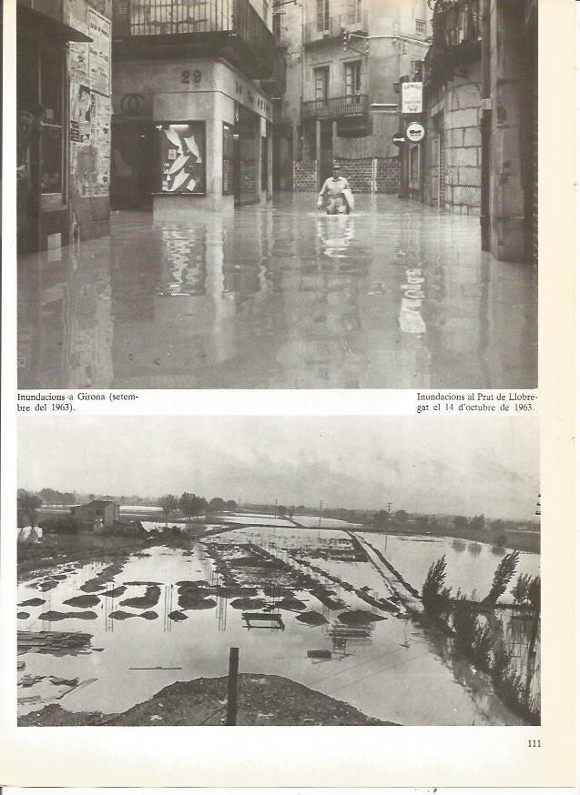 LAMINA 23930: Inundaciones en Girona y El Prat de Llobregat. 1963