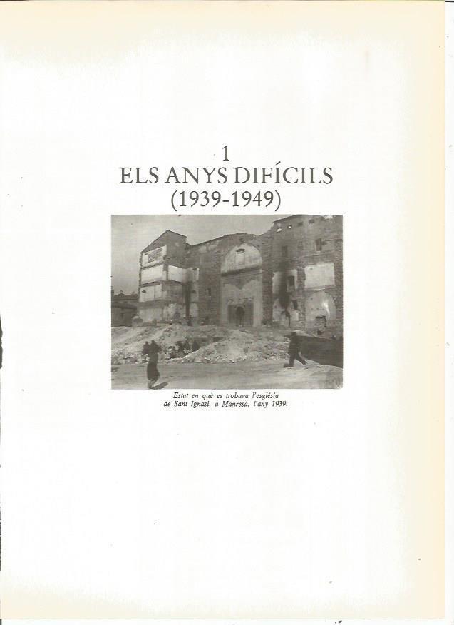 LAMINA 23962: Iglesia de Sant Ignasi de Manresa en 1939