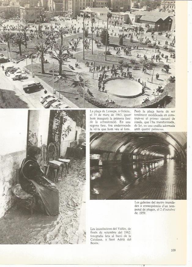 LAMINA 23929: Plaza Lesseps de Barcelona 1963