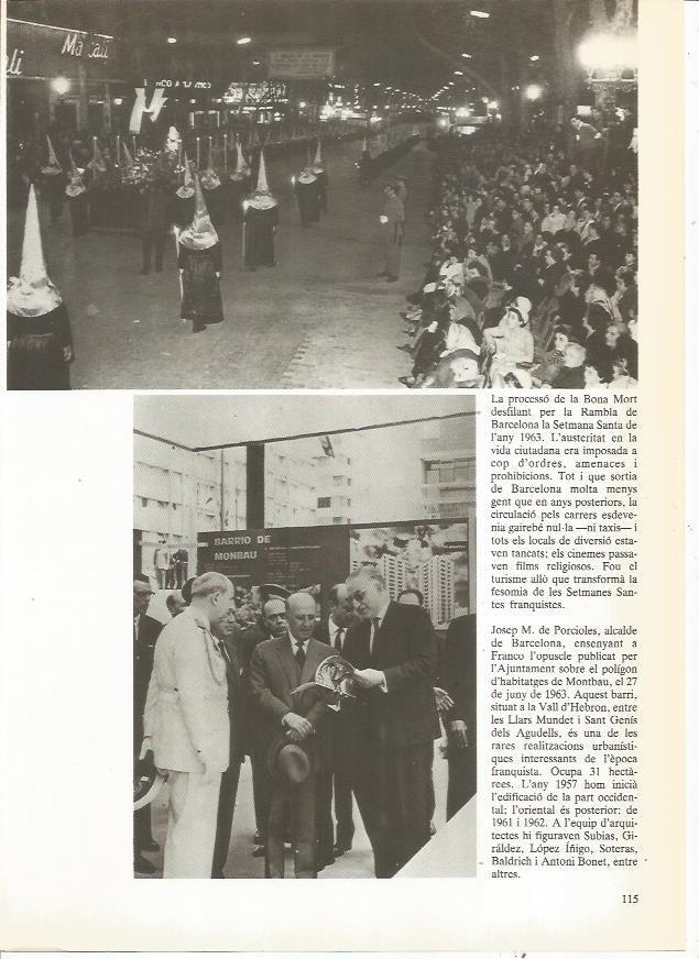 LAMINA 23932: Procesion de la Bona Mort en las Ramblas de Barcelona. 1963
