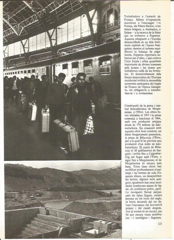 LAMINA 23935: Trabajadores en la Estacion de Francia de Barcelona