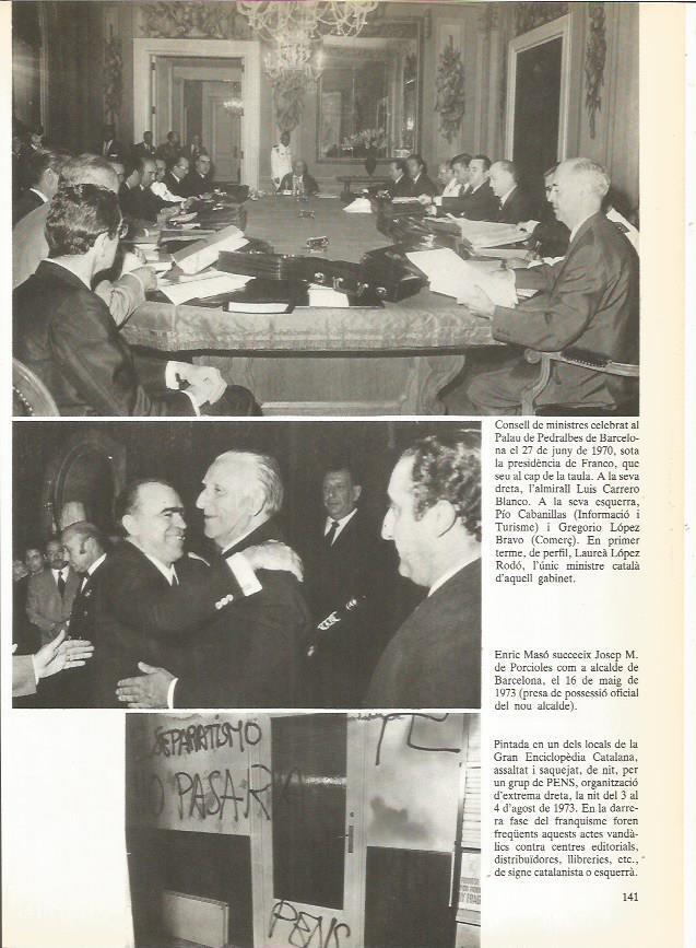 LAMINA 23945: Consejo de Ministros en Barcelona. 1970