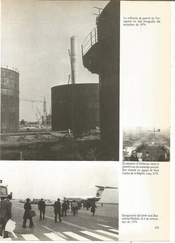LAMINA 23951: Refineria de petroleo en Tarragona. 1974