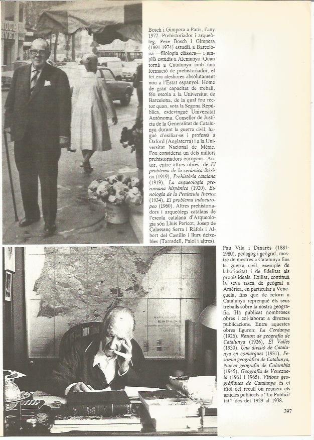 LAMINA 24068: Bosch i Gimpera en Paris en 1972