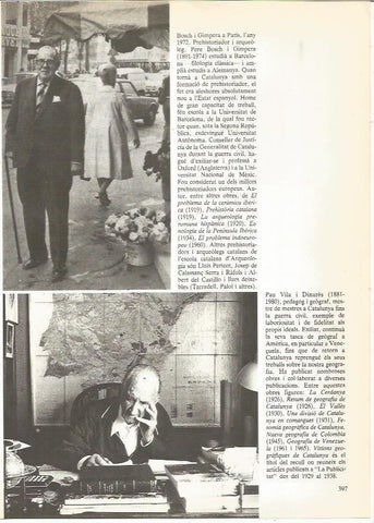 LAMINA 24068: Bosch i Gimpera en Paris en 1972