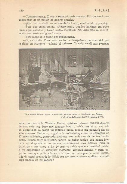 LAMINA 24169: Sala de investigacion del fonografo, en Orange