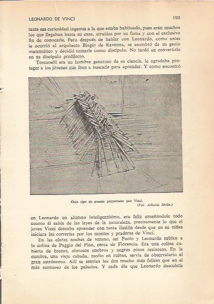 LAMINA 24181: Tipo de puente, por Leonardo da Vinci