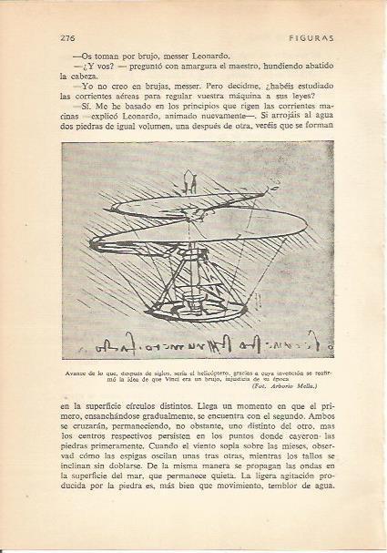 LAMINA 24204: Avance de helicoptero, por Leonardo da Vinci