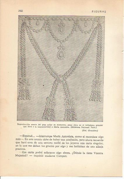 LAMINA 24234: Reproduccion del collar de diamantes de Maria Antonieta