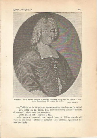 LAMINA 24235: Cardenal Luis de Rohan