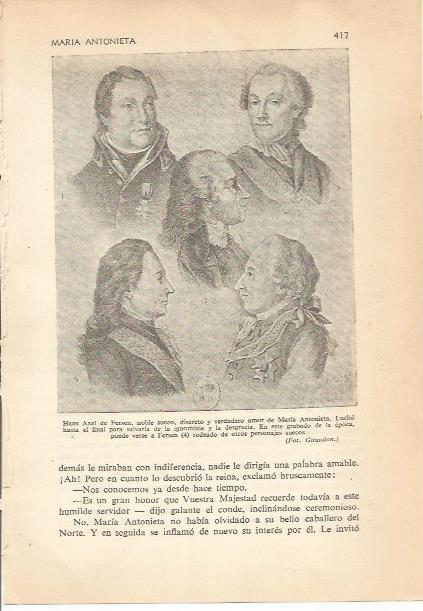 LAMINA 24240: Hans Axel de Fersen