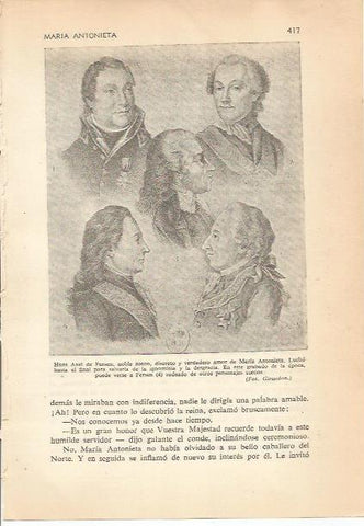 LAMINA 24240: Hans Axel de Fersen