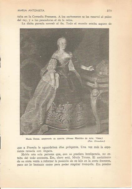 LAMINA 24229: Maria Teresa de Austria