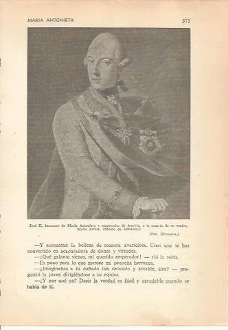 LAMINA 24228: Jose II de Austria