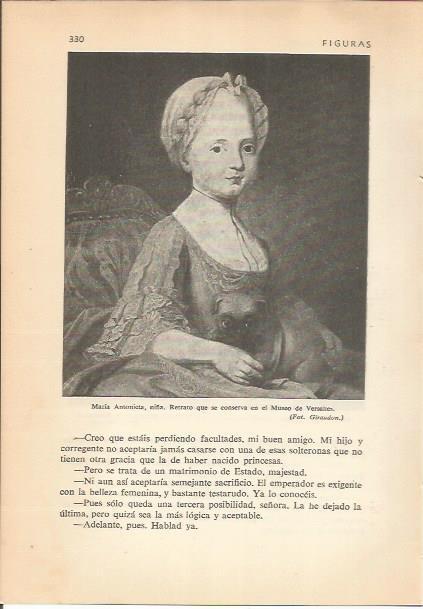LAMINA 24217: Retrato de Maria Antonieta