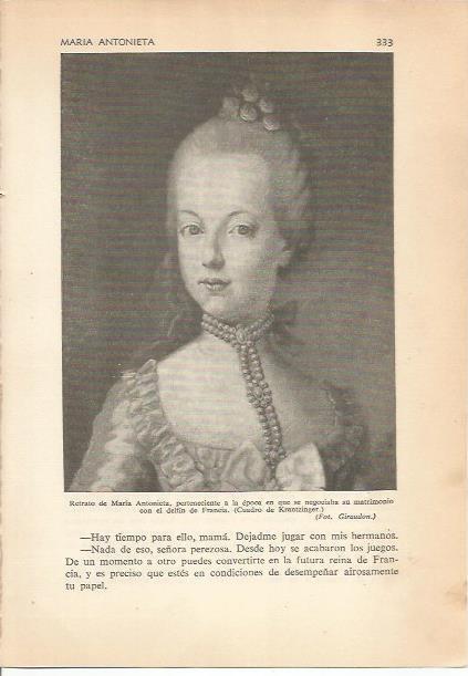 LAMINA 24218: Maria Antonieta, por Krantzinger