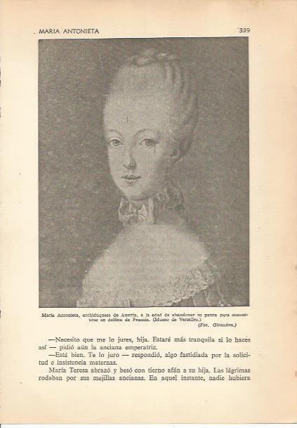 LAMINA 24219: Maria Antonieta como archiduquesa de Austria