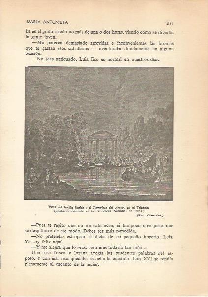 LAMINA 24227: Jardin Ingles y Templete del Amor en Versalles