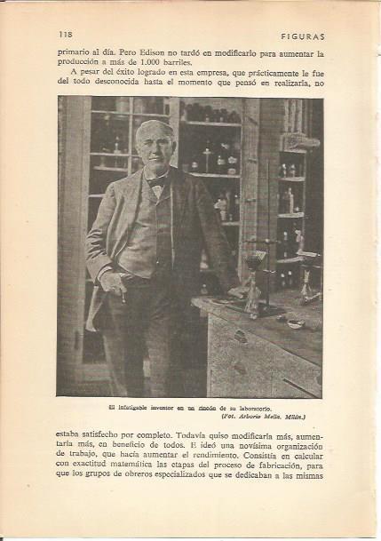 LAMINA 24157: Edison en su laboratorio